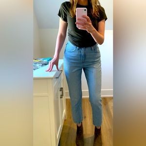 Madewell Curvy Perfect Vintage Straight Jeans size 28